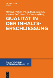 Qualität in der Inhaltserschließung cover